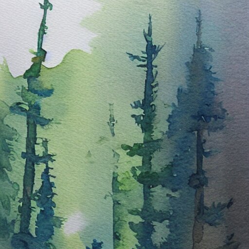 landscape watercolor prints 