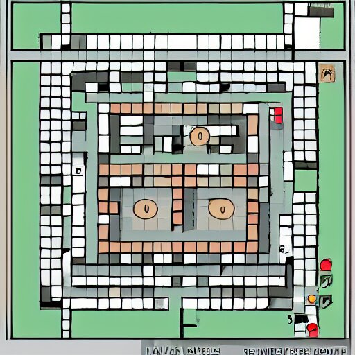 checkered map for tabletop rpg 