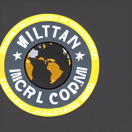 a recursive logo for a militant corporation