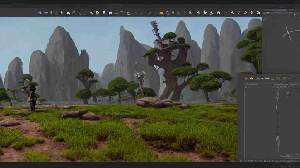 a rpg plataform game trailler, press x to jum and y to rum, studio ghibli, pixar and disney animation, sharp, rendered in unreal engine 5, highly detailed, digital painting, artstation, concept art, smooth, sharp focus, illustration, wide angle, artbook, wallpaper, splash art, promo art, dramatic lighting, art by artgerm and greg rutkowski and bo chen and jin xiaodi 