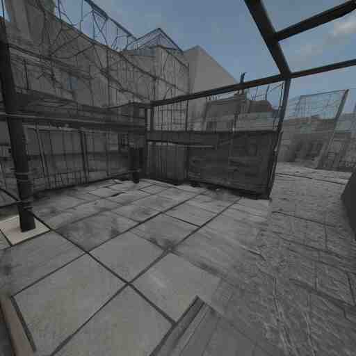 a professional 3 d wireframe of a counter strike level, 8 k, unreal engine, octane render 