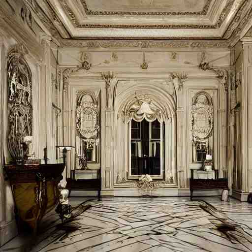 a marble room carved from the marble flesh of god, beautiful in its smoothness and expansiveness, architectural photograph 