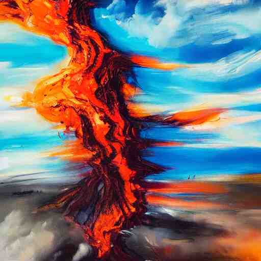 “eruptions oil panting”