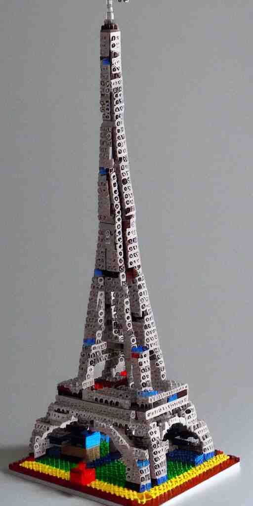 Eiffel tower made with Lego