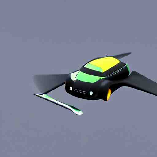 futuristic sports flying car, hyperrealistic, cinema 4 d, cinematic 