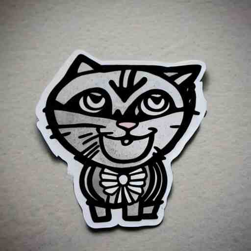 cute Cat sticker mcbess