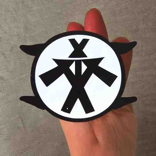 die cut sticker, revolutionary anarchist girl - Arthub.ai