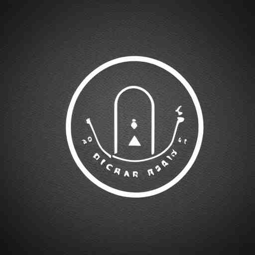 a futuristic company logo symbol for a restaurant, digital art illustrator svg logo design 