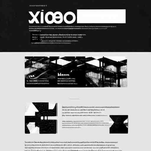 black on white webdesign in style of eric hu, y 2 k, brutalism, acid, techno 