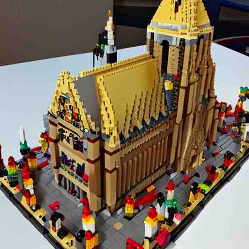 Notredame made with Lego