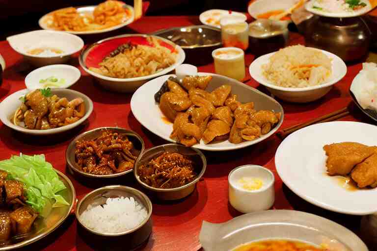 chinese food, photograph captured at asian buffet restauraunt. 