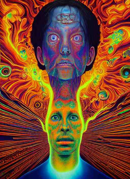 portrait ultra dimensional entity, accidentally tripping on dmt ...