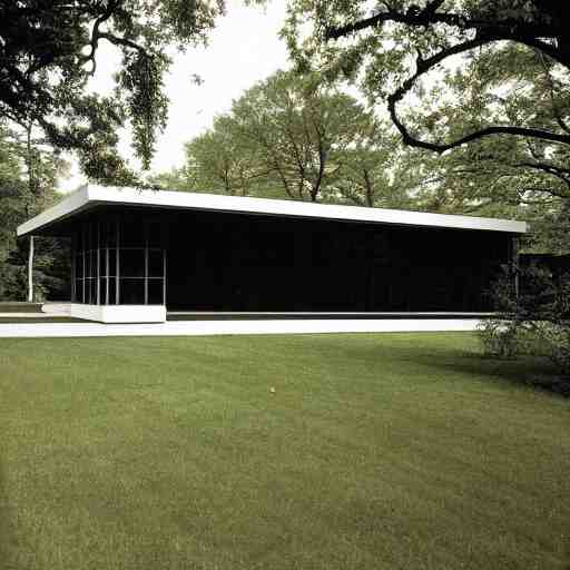 house designed by ludwig mies van der rohe 