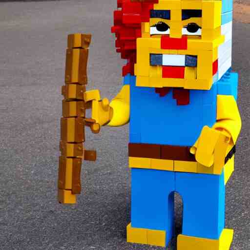 chuckie finster made of legos 