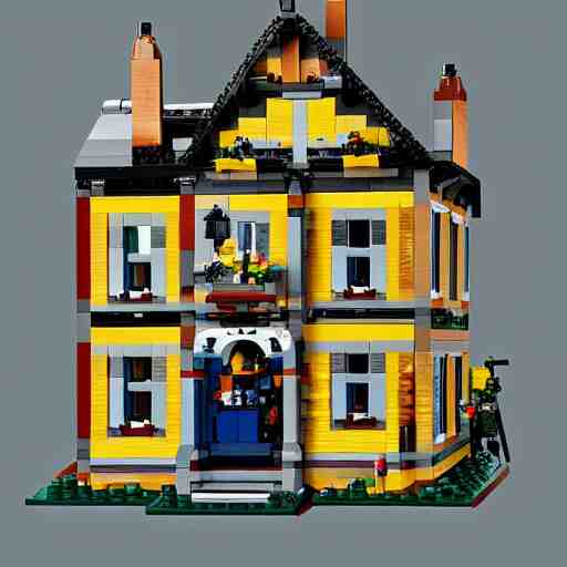 lego house, highly detailed, digital painting 