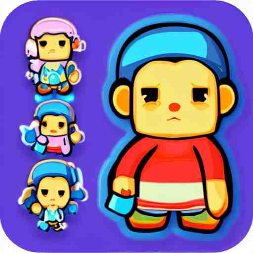 cute sticker of baba is you videogame 