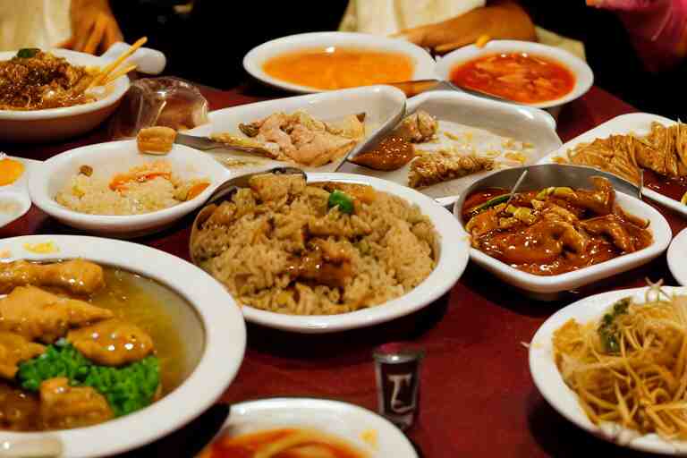 chinese food, photograph captured at asian buffet restauraunt. 