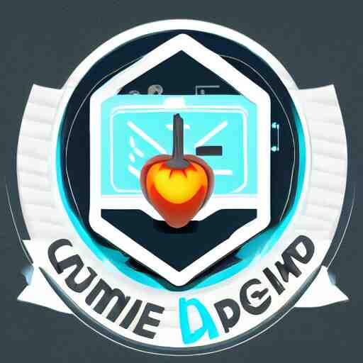 a logo for a course that teaches game development and app design