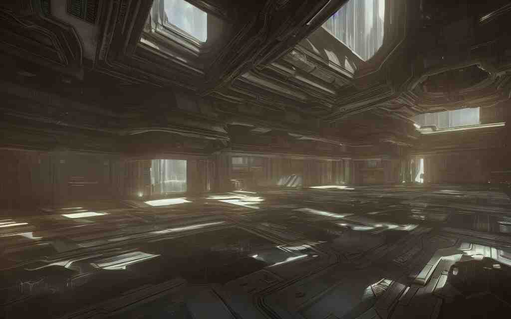 halo 3 building interiors!, high ceilings!, beautiful lighting, vivid colors!, highly detailed, cinematic, octane render, 4 k, trending on artstation, deviantart featured 