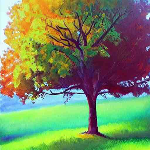 “professional painting of a tree”