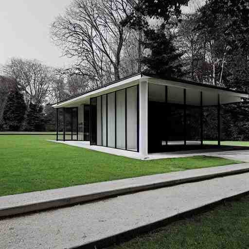 house designed by ludwig mies van der rohe 