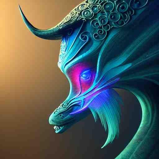 iridescent opalescent animal, backlit, warm tones, bioluminescent : by michal karcz, daniel merriam, victo ngai and guillermo del toro : ornate, dynamic, particulate, intricate, elegant, highly detailed, centered, artstation, smooth, sharp focus, octane render 