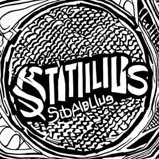 a sharpie drawing of a logo for stability studios 