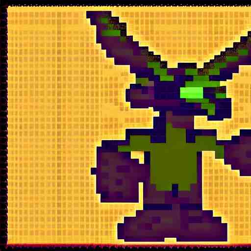 goblin, pixel art, detailed 