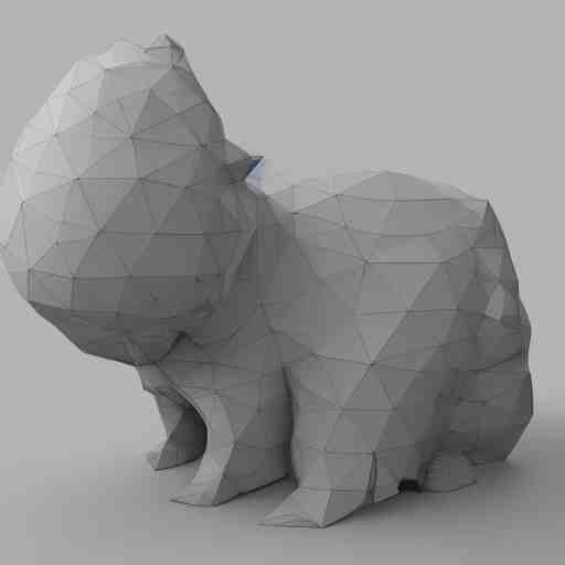 poop, low - poly 3 d model, rendered in octane, ambient occlusion 