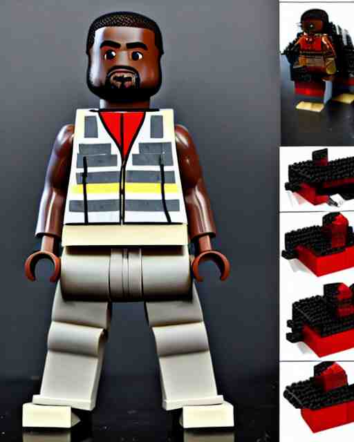 Kanye West as a Lego figure