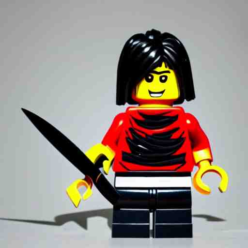 a lego of samurai kenshin jimura del anime samurai x 