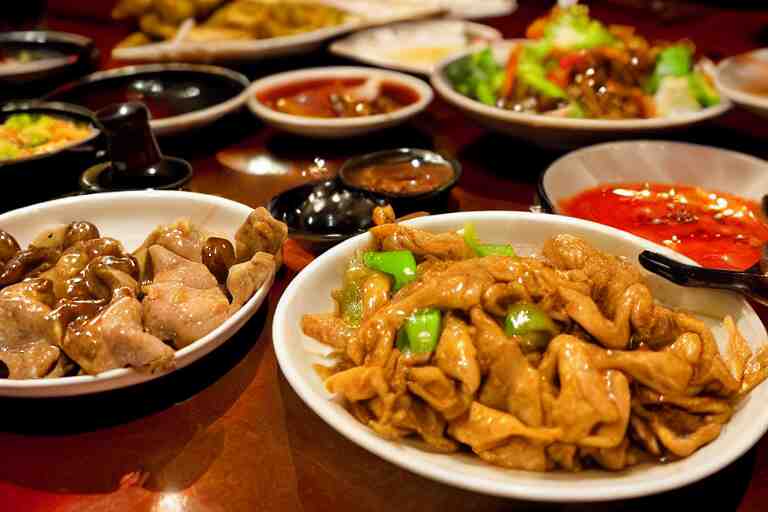 chinese food, photograph captured at asian buffet restauraunt. 