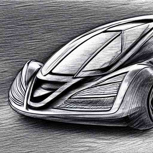 futuristic vehicle concept, etch a sketch art 