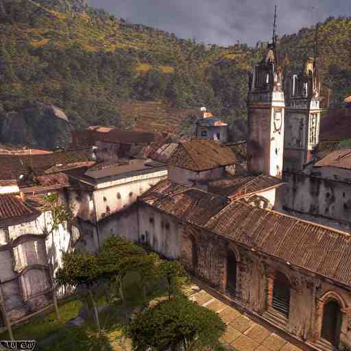 grimdark gothic ouro preto, unreal engine, 8 k, ultra realistic, ultra detail 