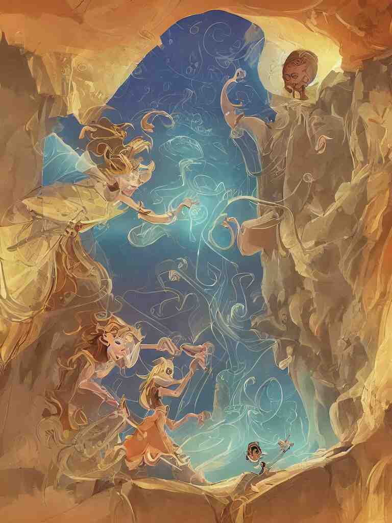 birth by disney concept artists, blunt borders, golden ratio 