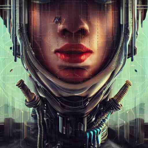 hyperrealistic portrait of a woman monster astronaut, full body portrait, well lit,  intricate abstract. cyberpunk,  intricate artwork, by Tooth Wu, wlop, beeple. octane render,in the style of Jin Kagetsu, James Jean and wlop, highly detailed, sharp focus, intricate concept art, digital painting, ambient lighting, 4k, artstation