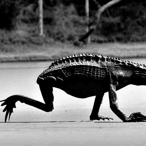 Photomorph that fuses a crocodile with a cow