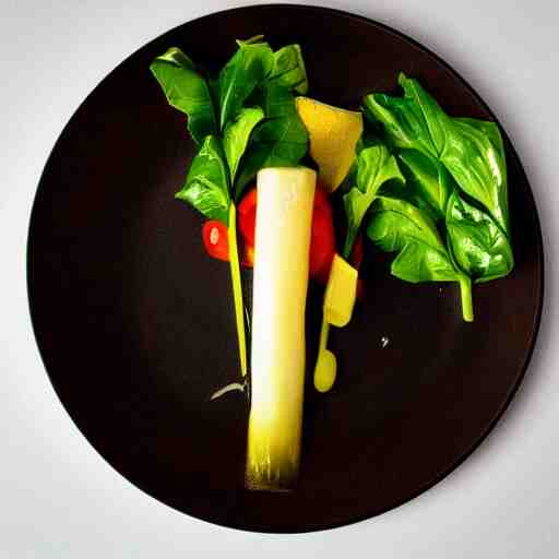 an empty plate, culinary art photography 