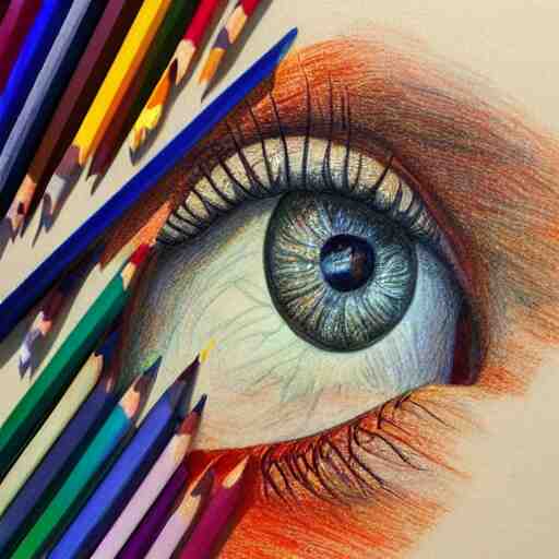 Colored pencil art on paper, highly detailed, artstation, Prism ...
