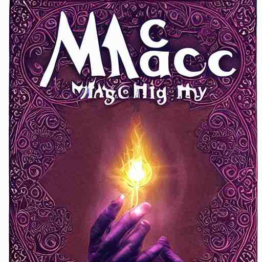 cover of book about magic written by a sorcerer, highly detailed, 4 k 