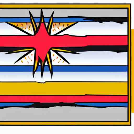 The flag of the city of Thunder Bay, vector art, svg