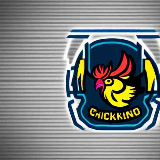 A logo for a chicken gaming twitch channel.