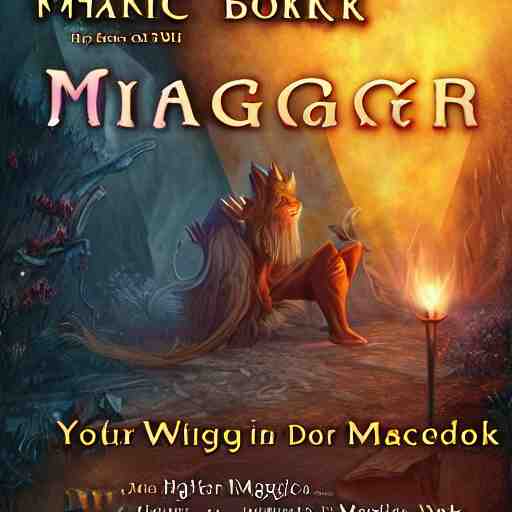 cover of magic book written by sorcerer, highly detailed, 4 k 