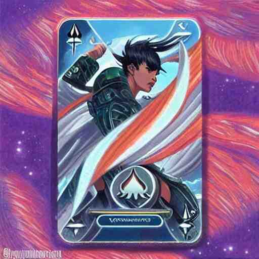 a shinkansen on a magic the gathering playing card, magali villeneuve 