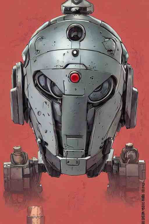 
robot ninja mask helmet bot borderland that looks like it is from Borderlands and by Feng Zhu and Loish and Laurie Greasley, Victo Ngai, Andreas Rocha, John Harris 
