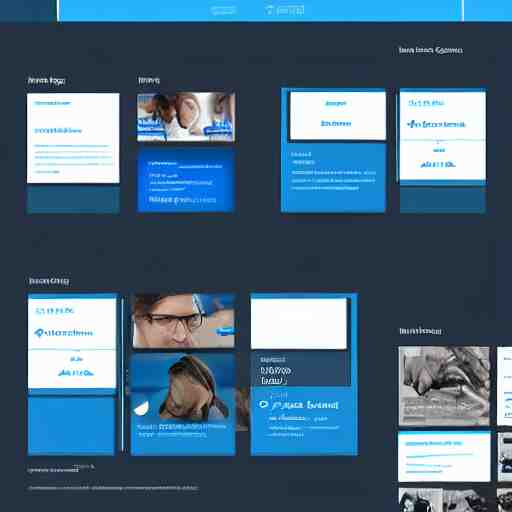 ui design of a saas website, minimal design, blue color scheme, 4 k 