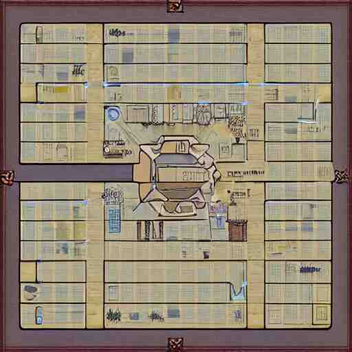 checkered map for tabletop rpg 