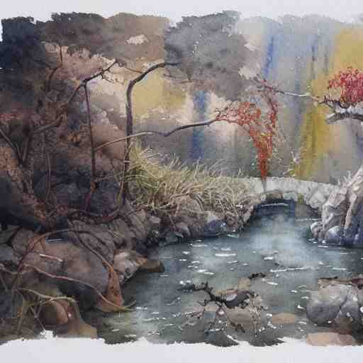 watercolor art on paper,, highly detailed, artstation, masterpiece, award - winning 