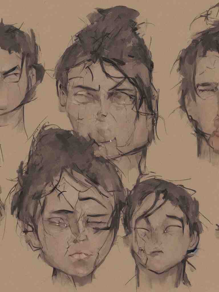 broken faces by disney concept artists, blunt borders, rule of thirds 