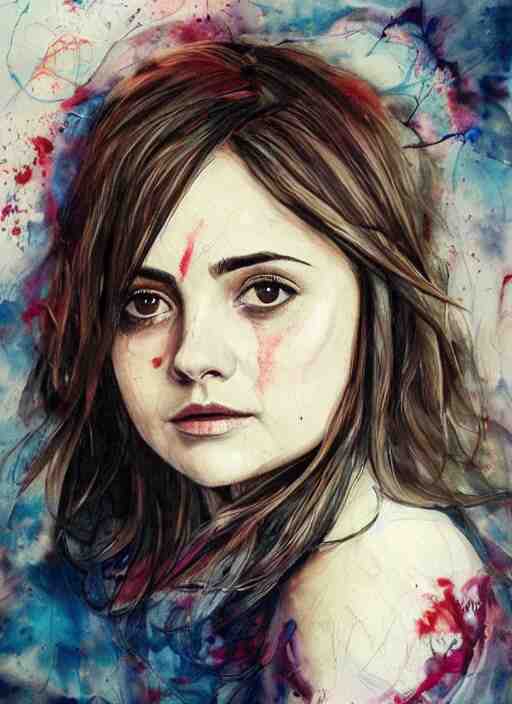 jenna coleman by agnes cecile 